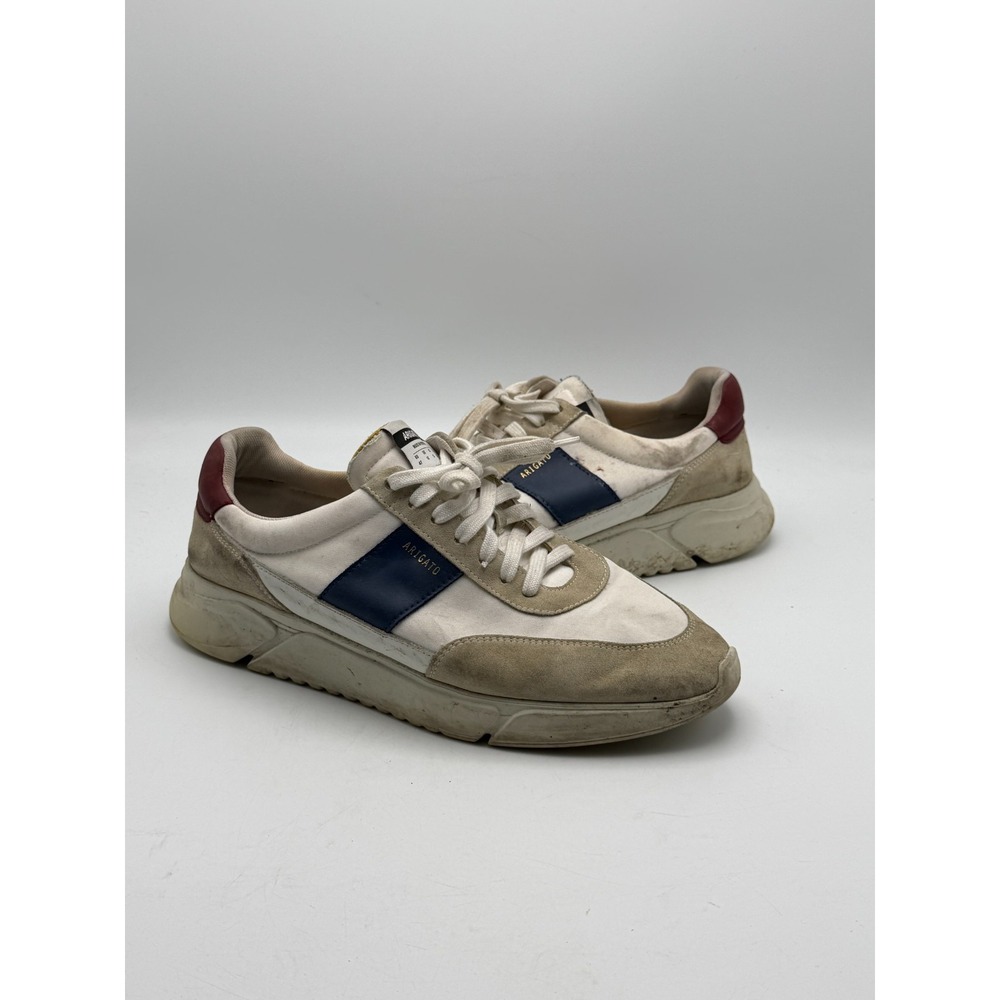Axel Arigato Genesis Vintage Runner White Blue Red 30-35045 Mens Size 13 No Box